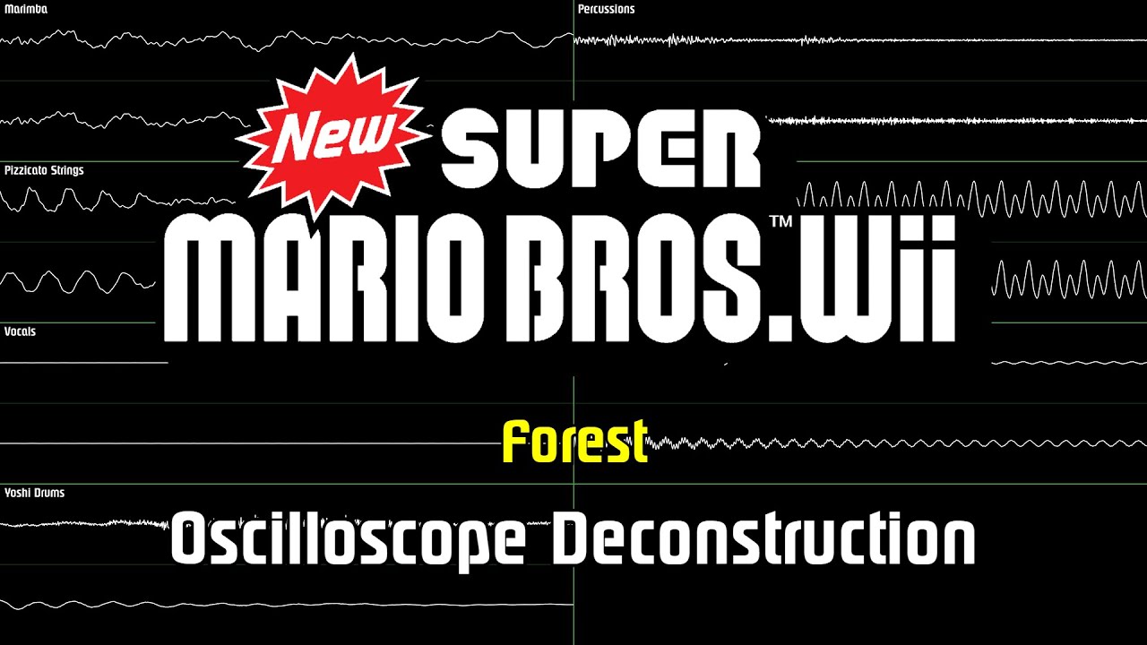 New Super Mario Bros. Wii - Forest [Oscilloscope Deconstruction]