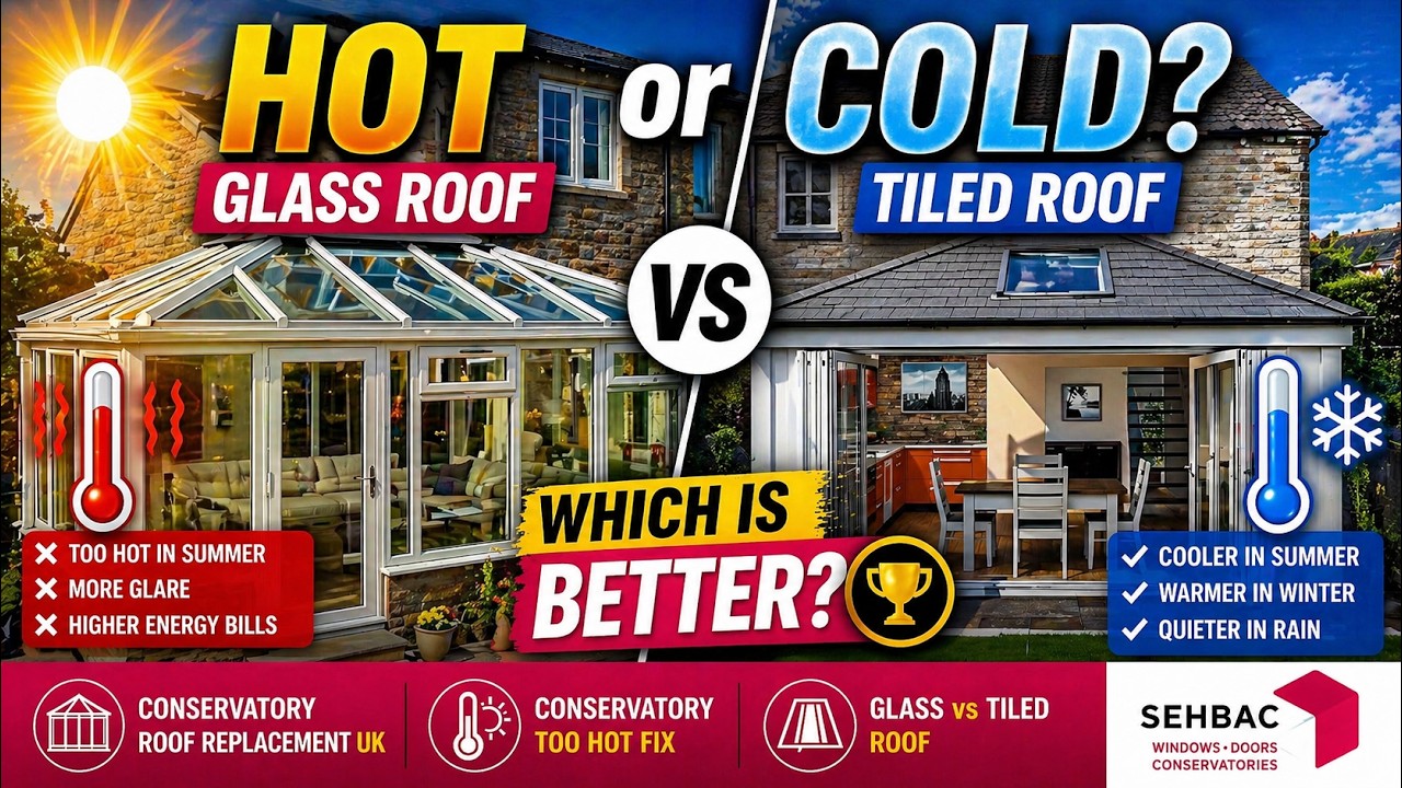 Glass vs Tiled Conservatory Roofs: Which is Right for You? | SEH BAC