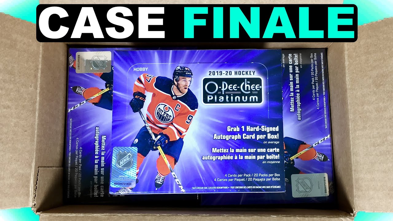 DRAMATIC FINISH! - 2019-20 O-Pee-Chee Platinum Hockey Hobby Case Break Part 4