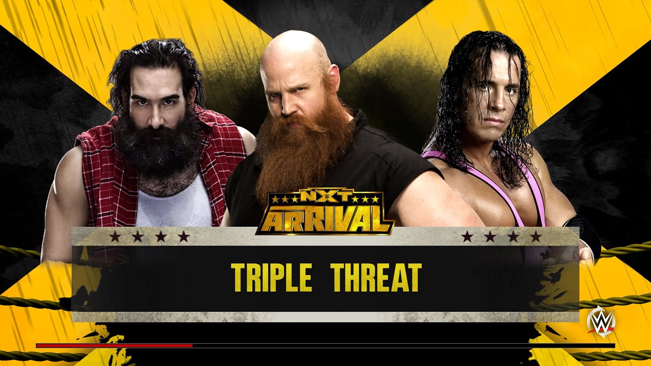 WWE 2k16 интерконтинентальный пояс 3 men Erick Rowan - Bret Hart - Luke Harper 4 бой