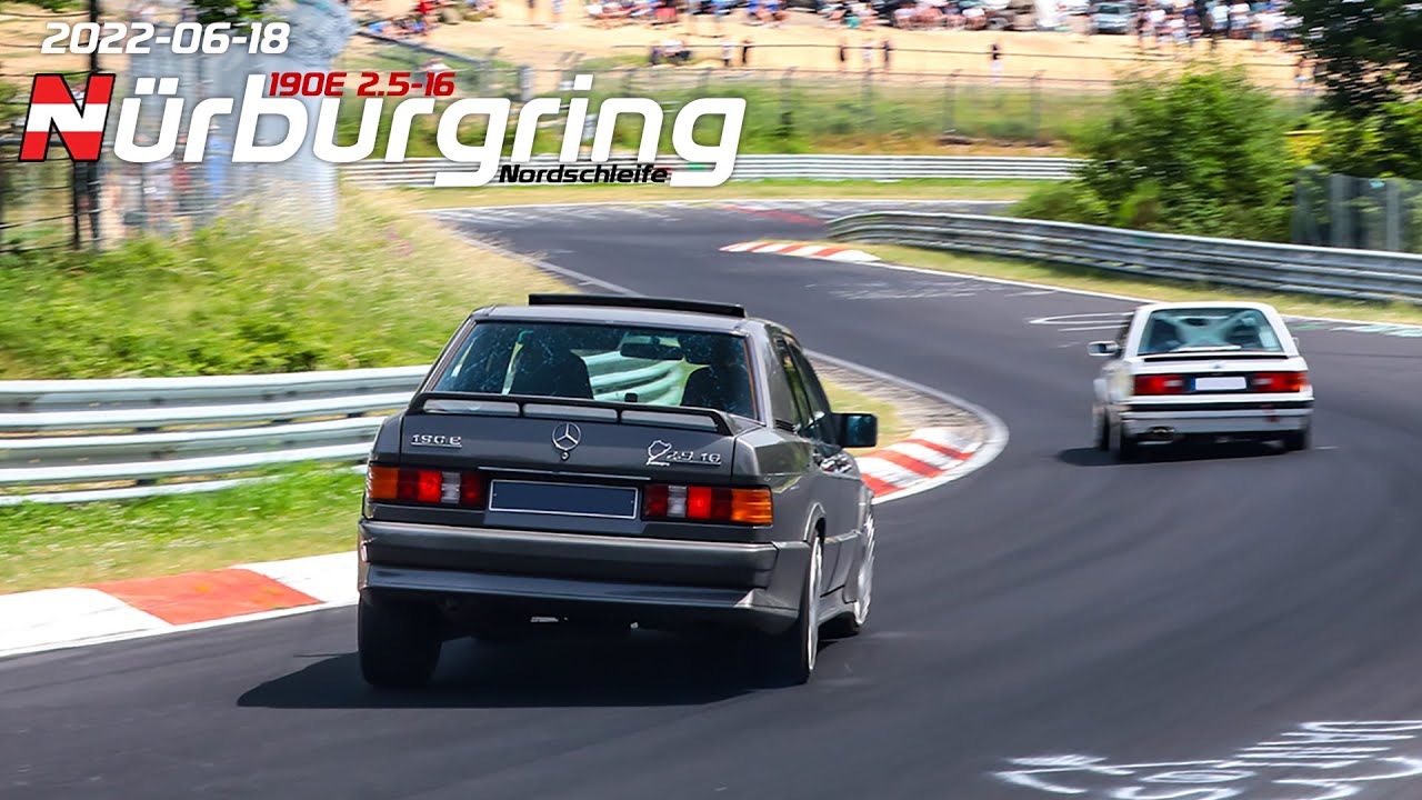Mercedes 190E 2.5-16 vs BMW E30 325i - Nürburgring - 18.06.2022 - GotiKGotcha-Motorsport.com