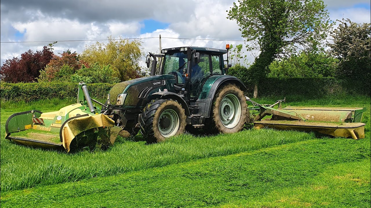 Pre-Mowing Grass for Cows