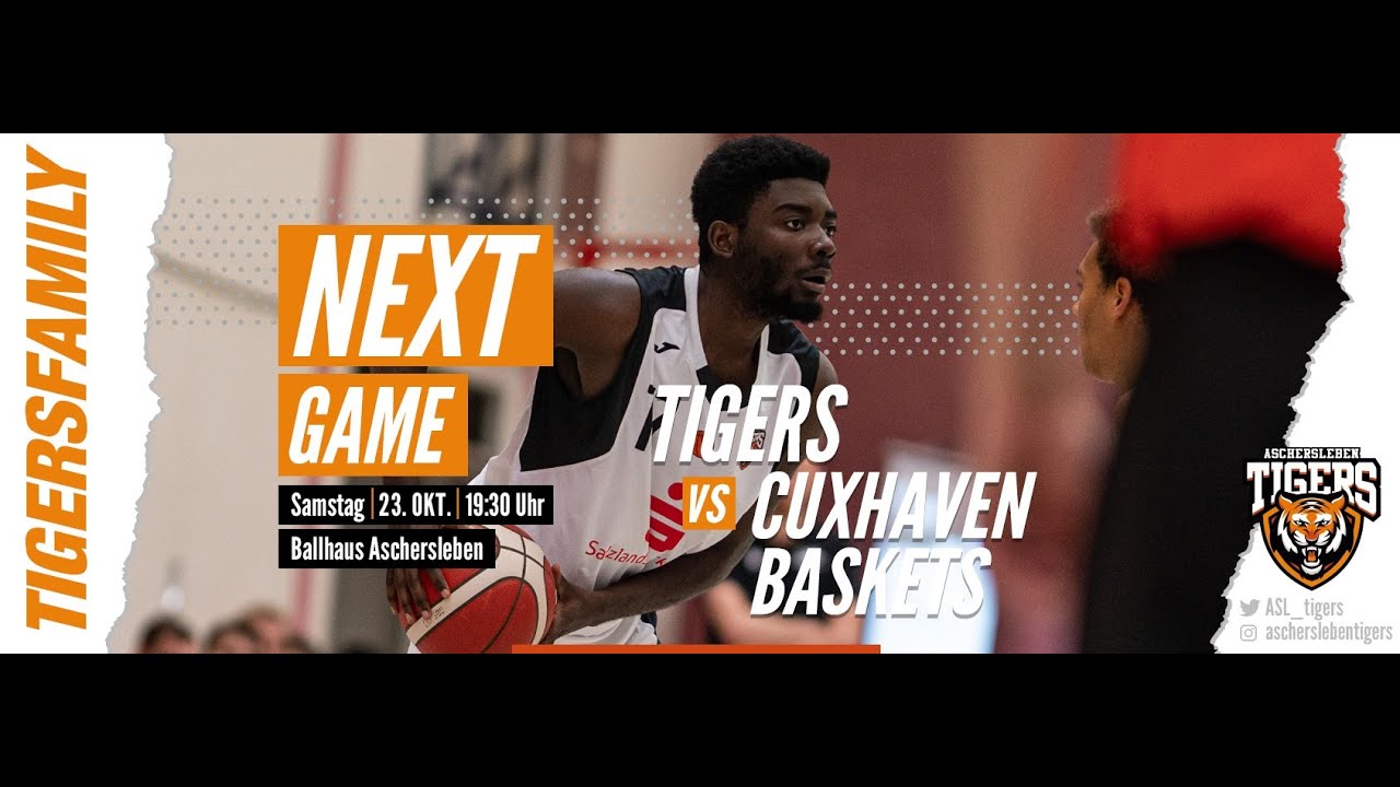 Aschersleben Tigers vs Cuxhaven Baskets (74:64) 23.10.21 1.RLN