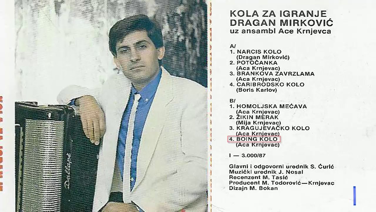 Dragan Mirkovic - Boing kolo - (Audio 1987)