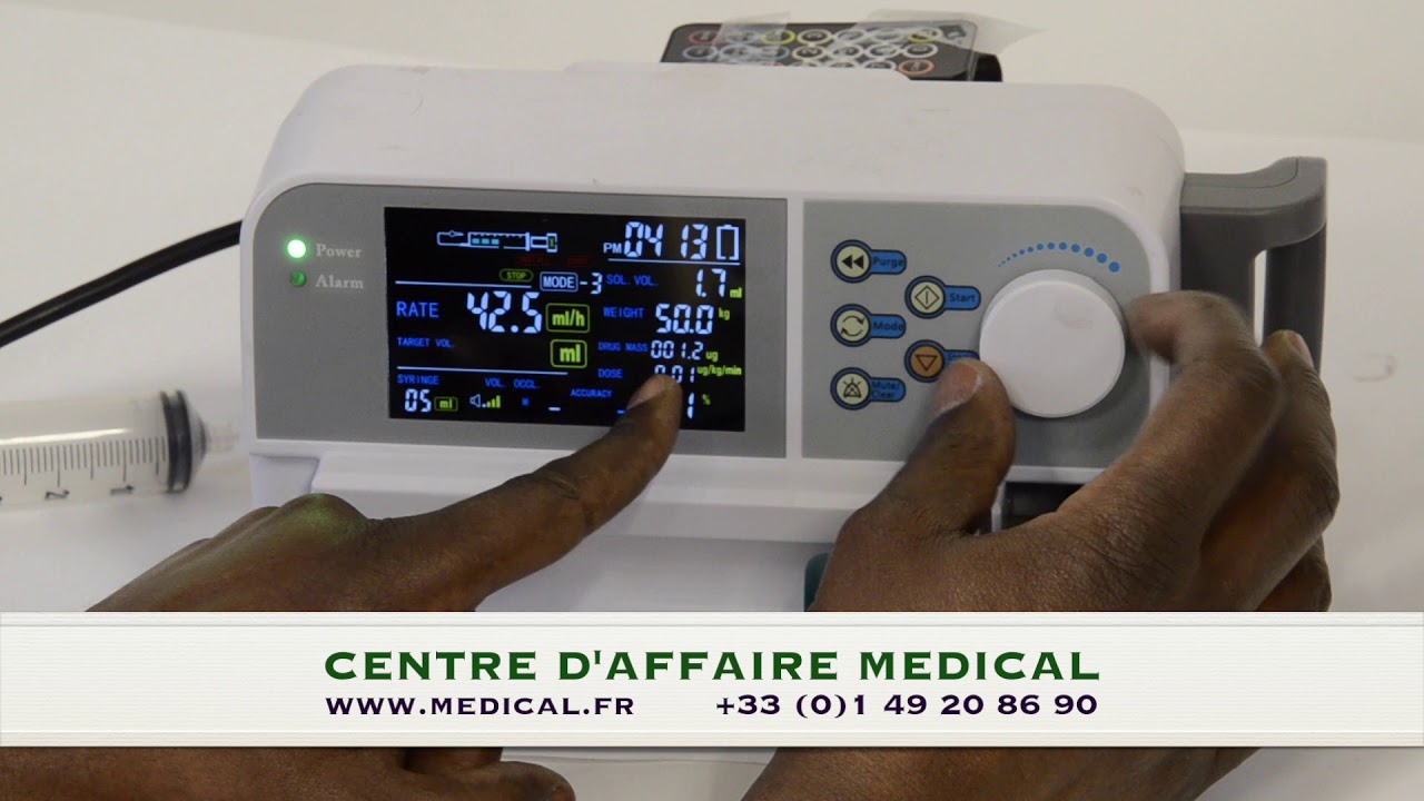 POUSSE SERINGUE TM-500 Medical.fr