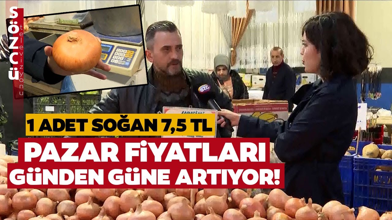1 Nisan Şakası Değil, Gerçek! 1 Adet Soğan Fiyatı 7,5 TL