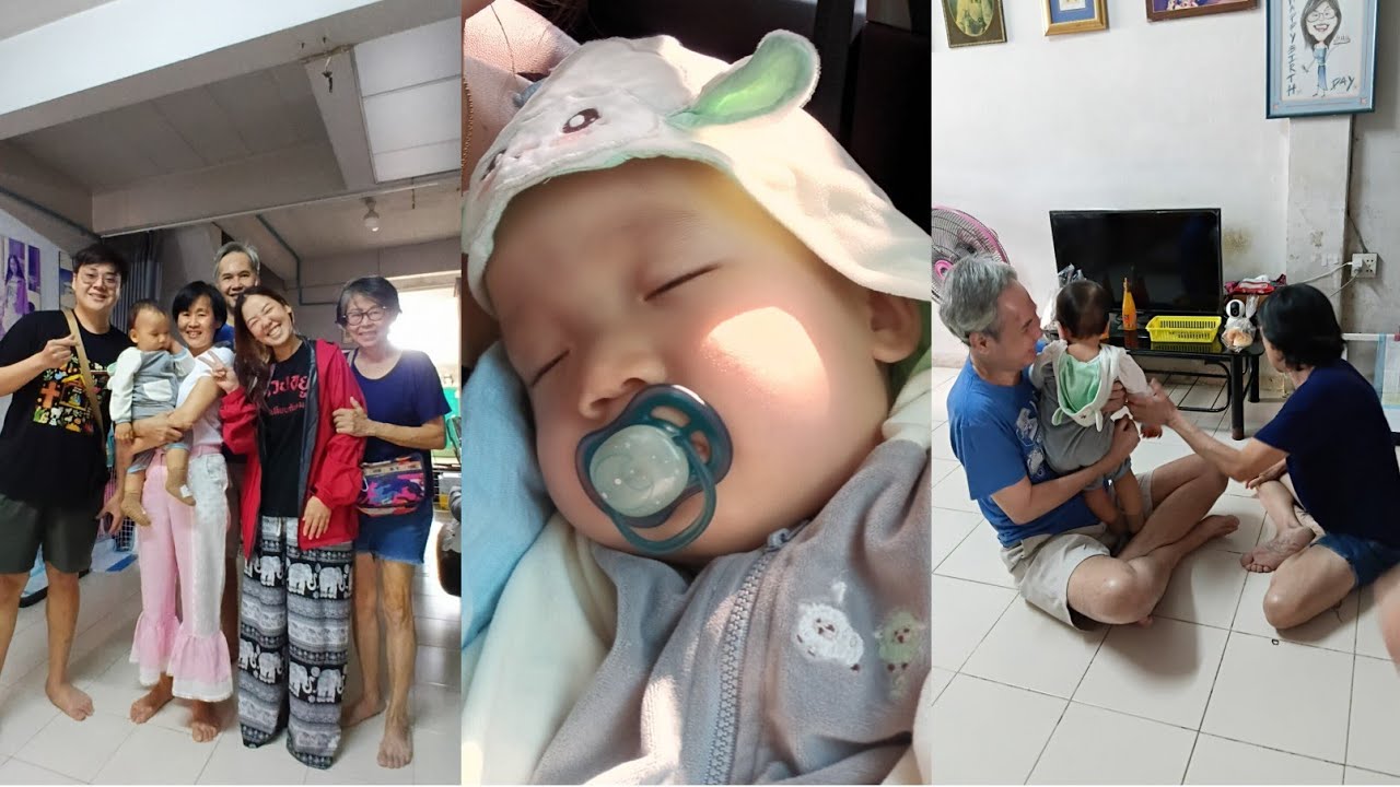 Visited my Husband's Thai Chinese Aunt | baby Ivan's first meeting 