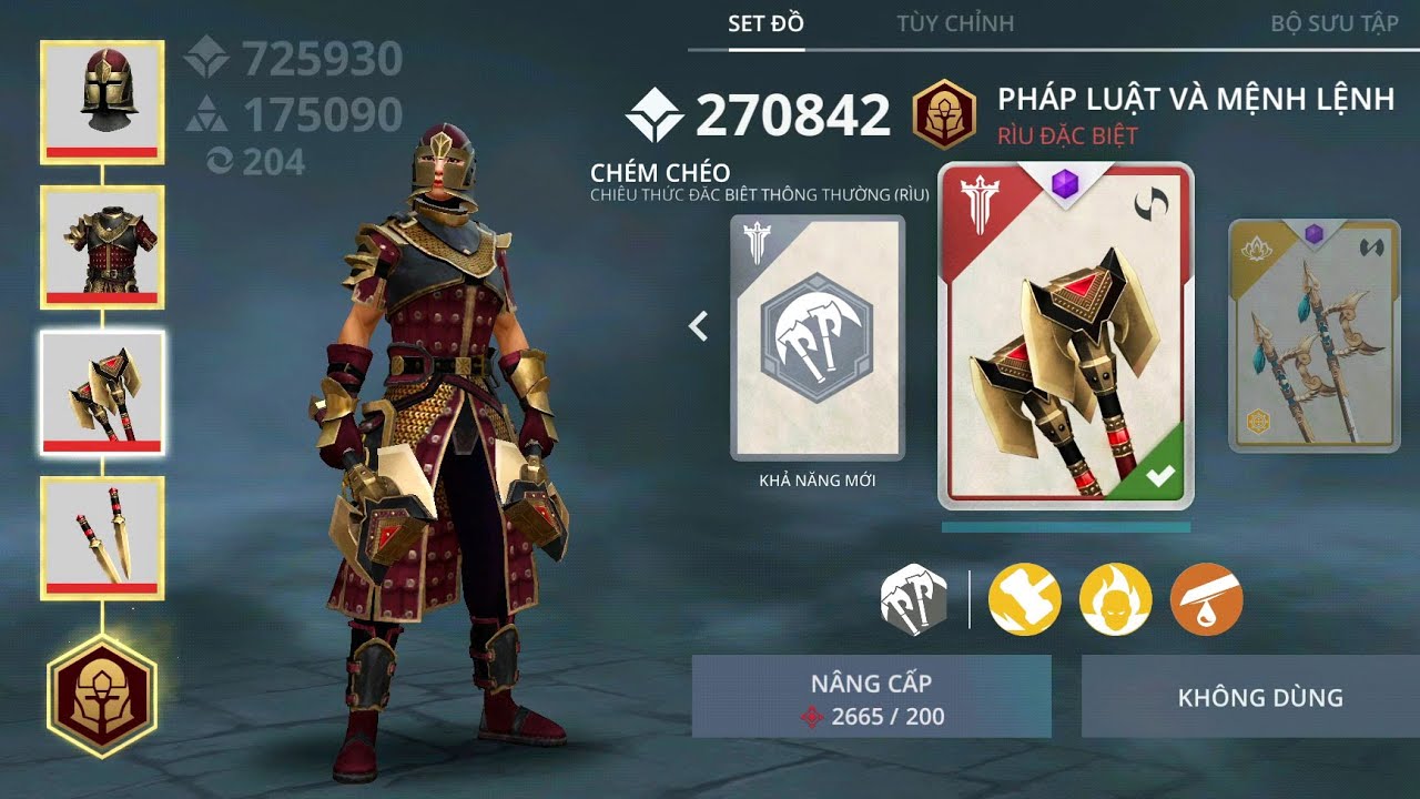 Shadow Fight 3: Legitimate Authority Set & New Axes Move - Prison Break Event