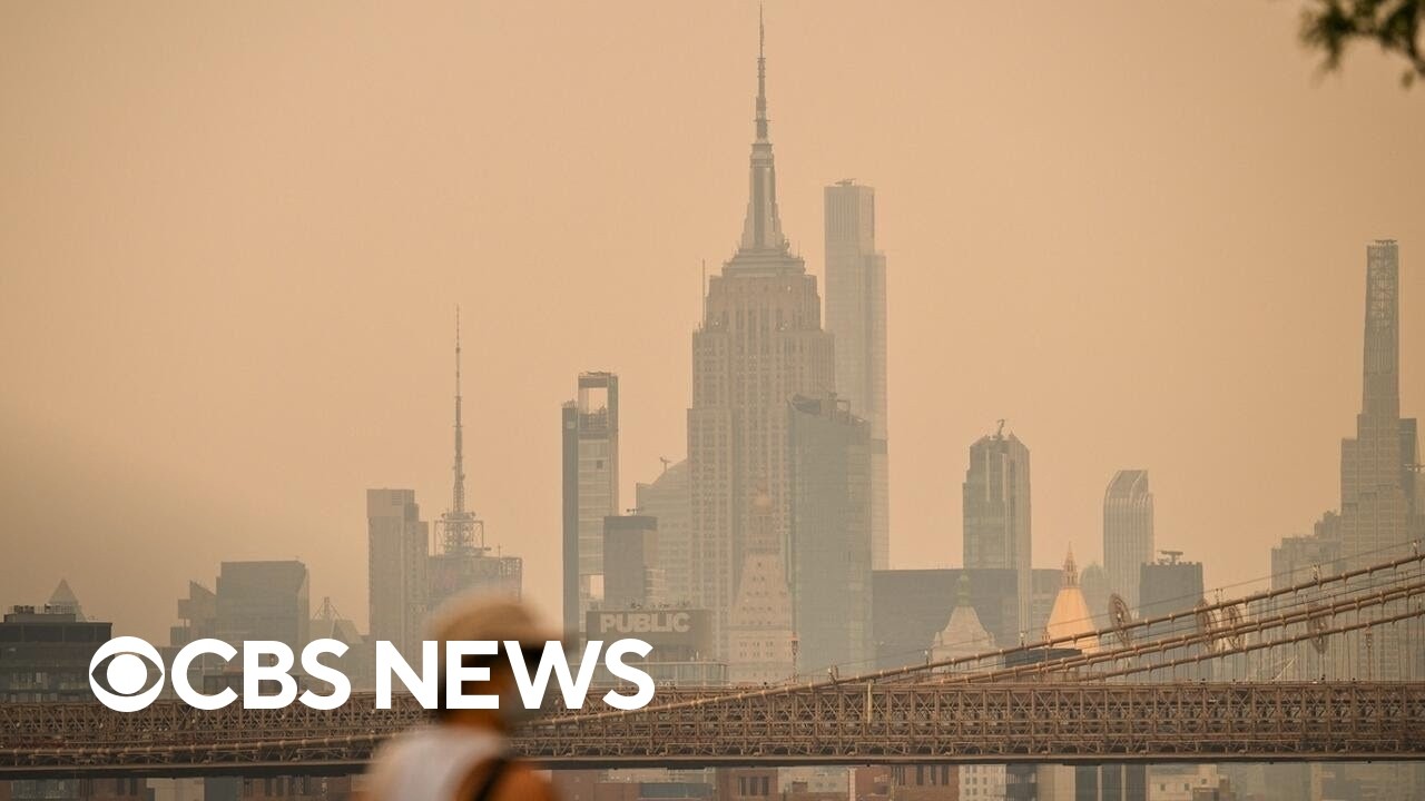 Wildfires bringing terrible air quality, hazy skies to much of the Midwest and Northeast
