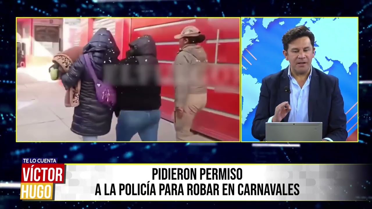  ¡INSOLITO!  MUJERES PERUANAS PIDIERON PERMISO A LA POLICÍA PARA ROBAR DURANTE EL CARNAVAL