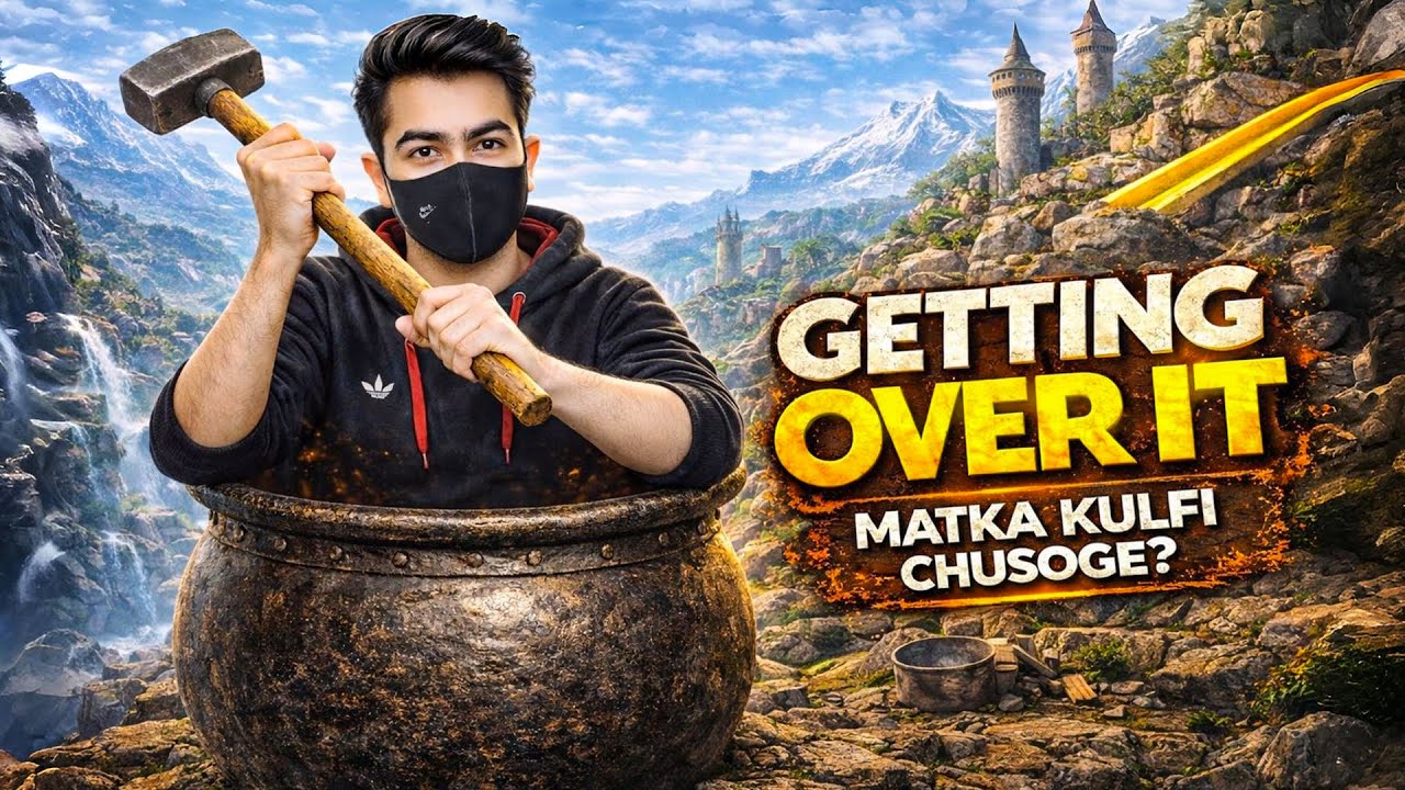 Getting Over It LIVE 🔥 Can I Reach The Top? | Hindi Gameplay