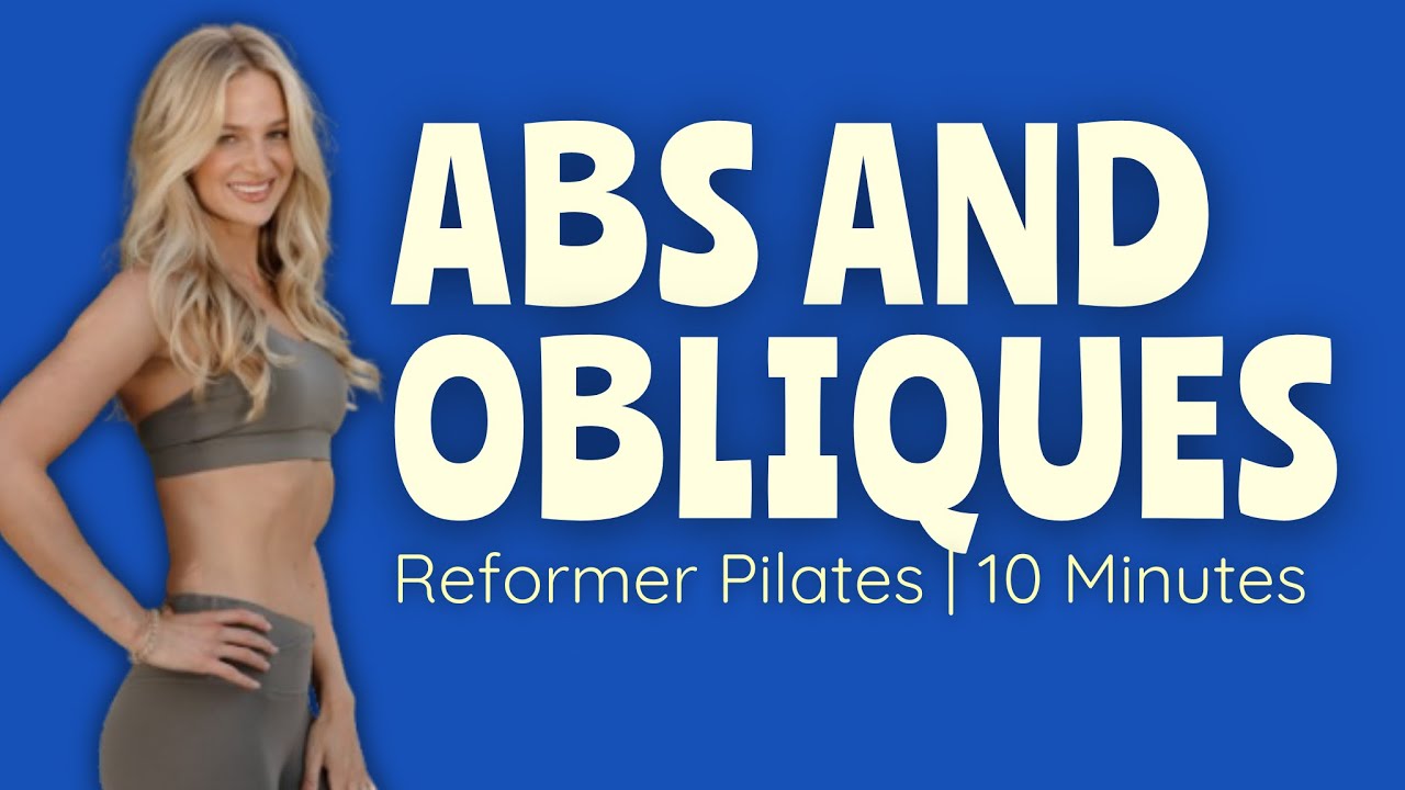 10 Min Abs + Obliques Burn – ADVANCED Reformer Pilates (Any Home Machine)