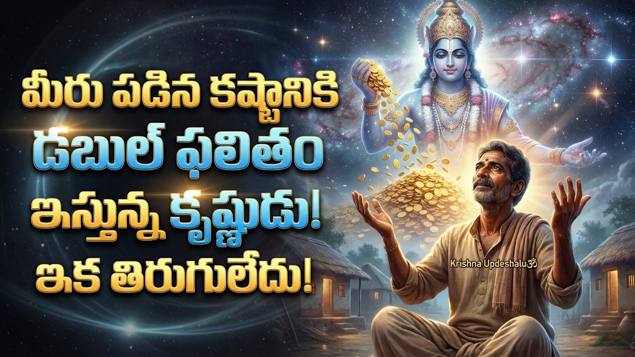 ఓపిక నశిస్తే సర్వనాశనమే! కృష్ణుడి ఈ భయంకర హెచ్చరిక వినండి!
