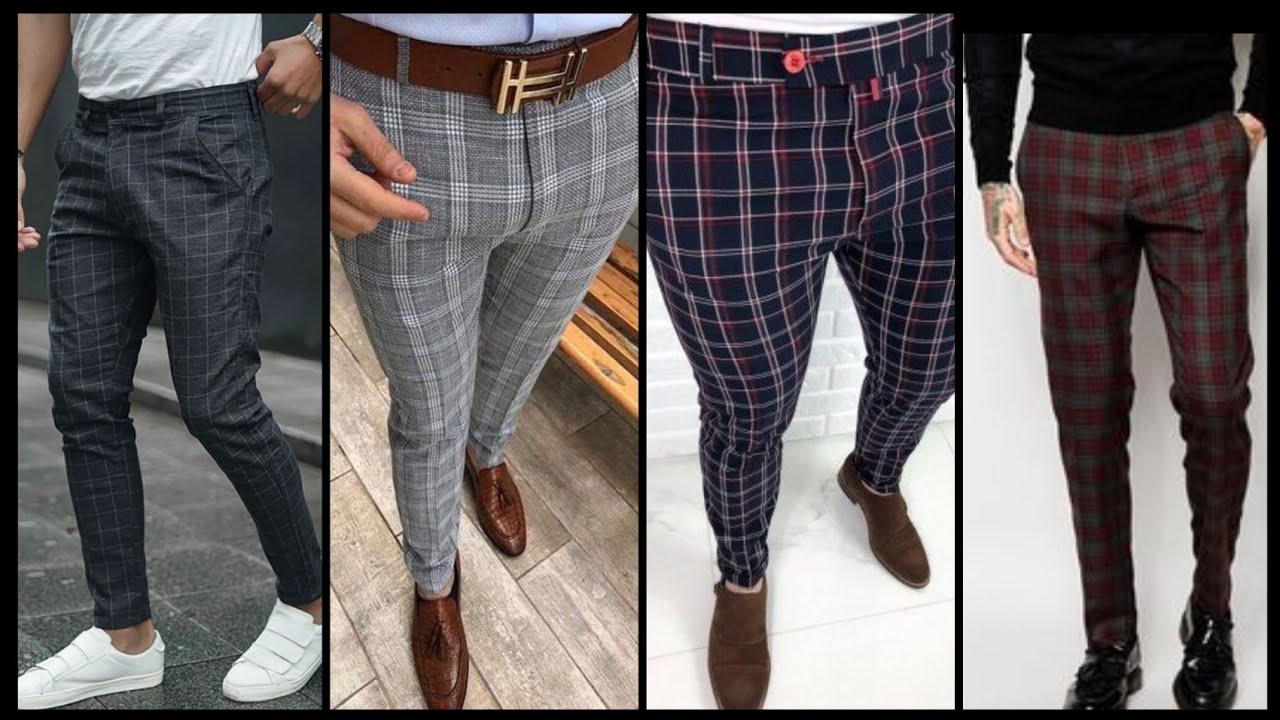2022🔥Latest designer checks style Pants for men| Pant Shirt formal pant & boy's Pattern Street