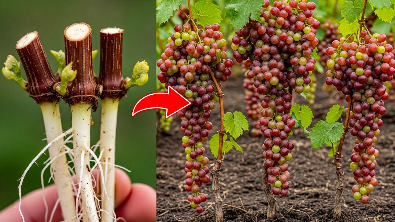 Stop Wasting Grapes! Grow Perfect Grape Vines From Cuttings Using This Method!
