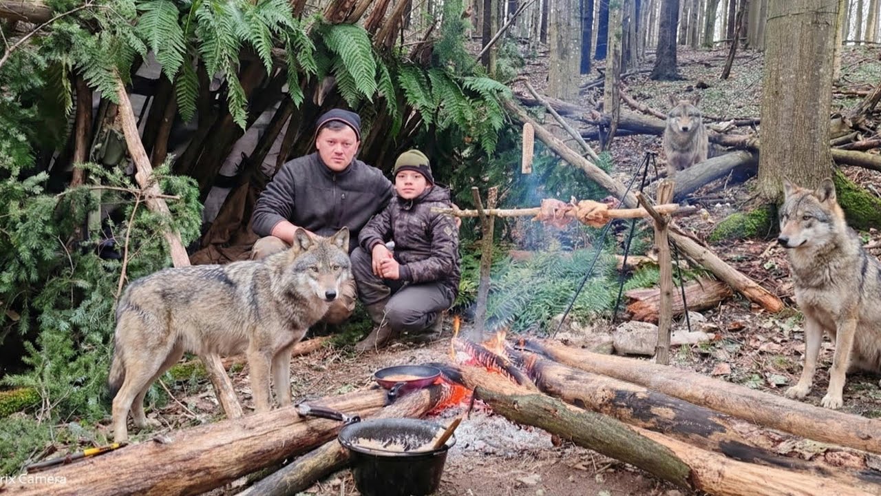 2 zile în pădure retras de civilizație.