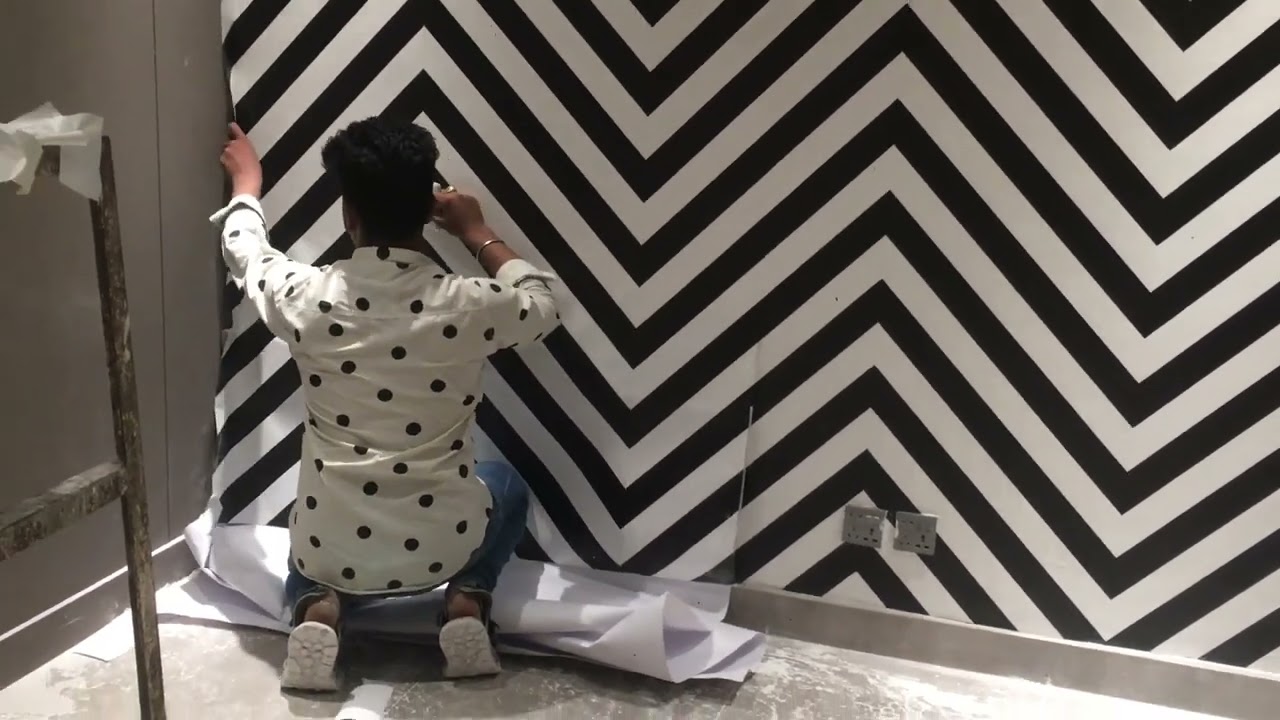 How to pasting vinyl stickers #vinyl Easy pastingprosses #officewall#Vinyl Stickers