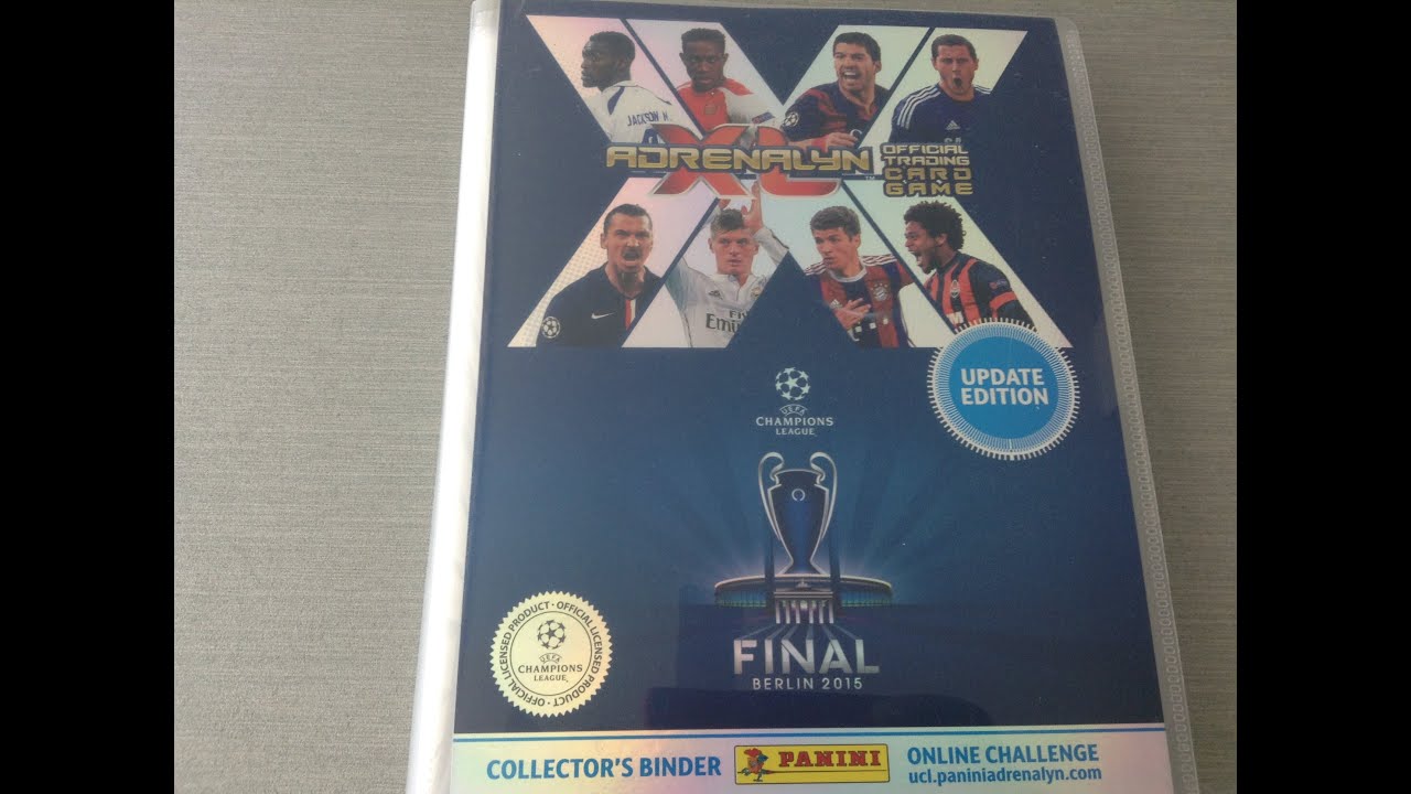 PANINI AXL CHAMPIONS LEAGUE 14/15 **UPDATE EDITION** COMPLETE + 21 LIMITED EDITION CARDS
