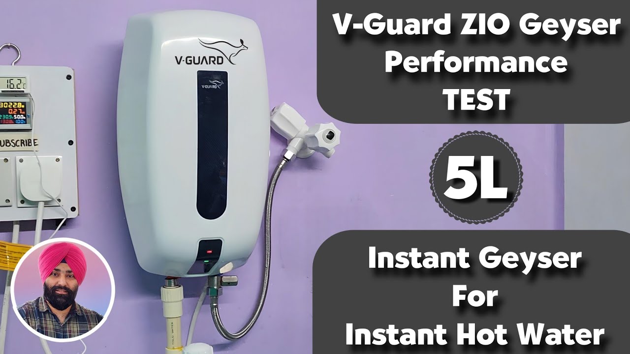 5 Litre Instant Geyser Testing || V guard ZIO Geyser Performance TEST || V Guard Geyser Review