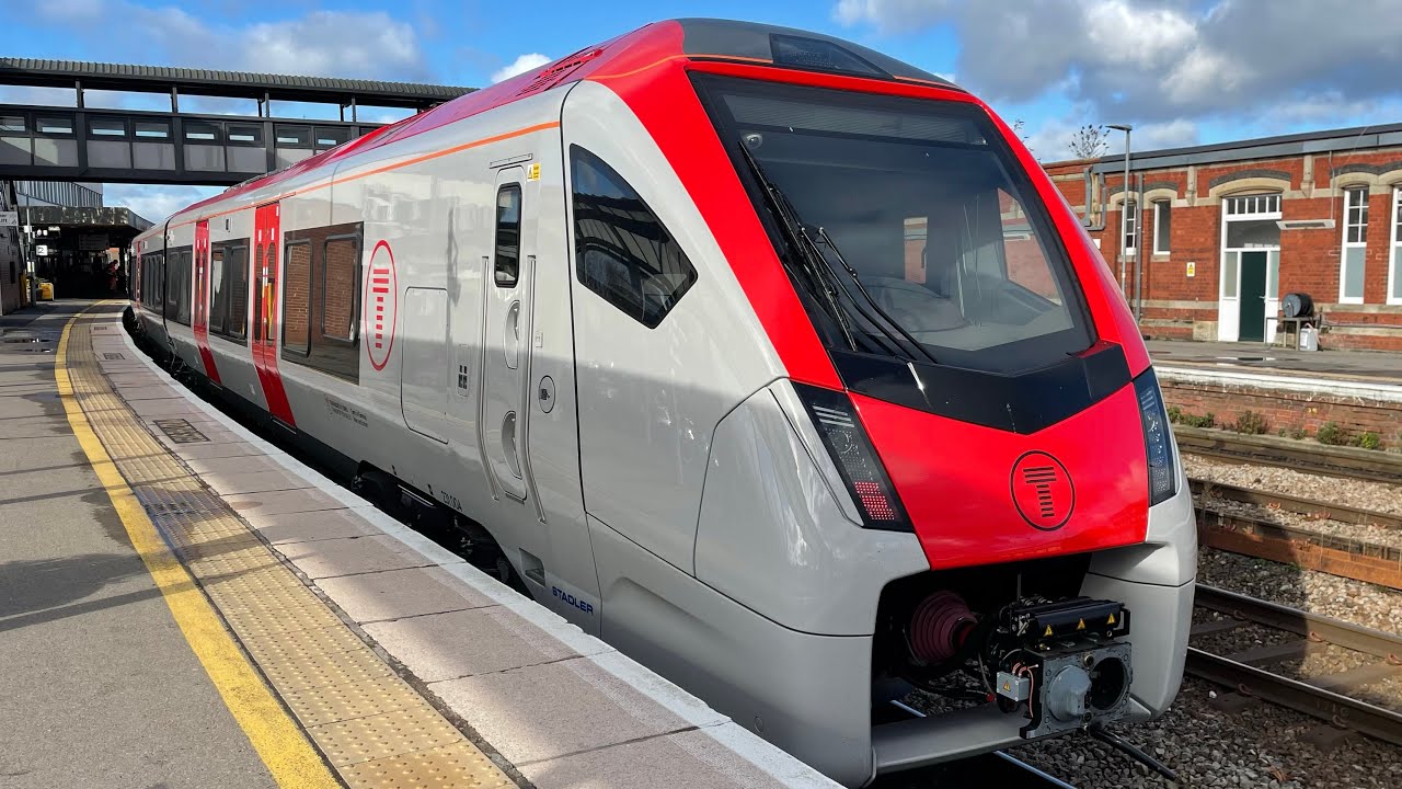 Class 231 Stadliers on test at Gloucester Railway Station 04.02.22