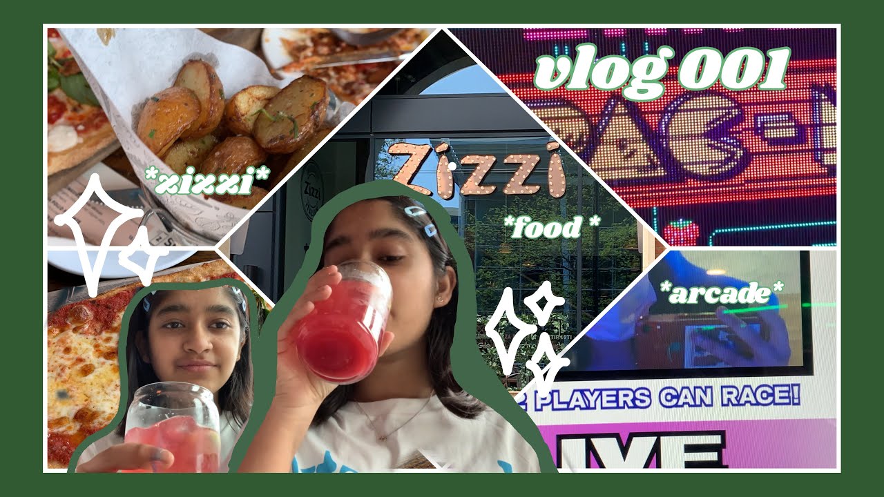 cute lil vlog 🌴 going to zizzi & an arcade + delicious food
