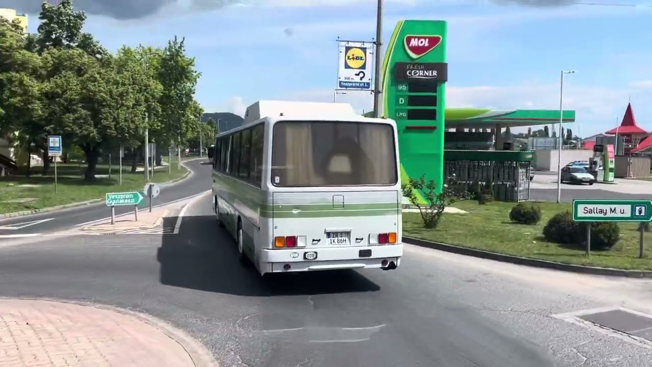 Ikarus Treffen Tapolca 11.5.2024 Erfurter Oldtimer Verein Ikarus 250 onbord Ausfahrt