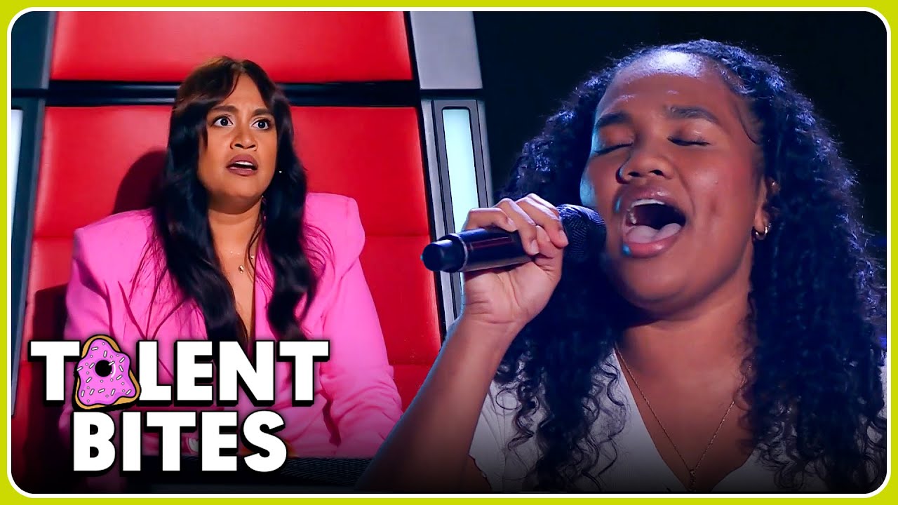 Coach JESSICA MAUBOY'S niece makes an unexpected appearence on The Voice
