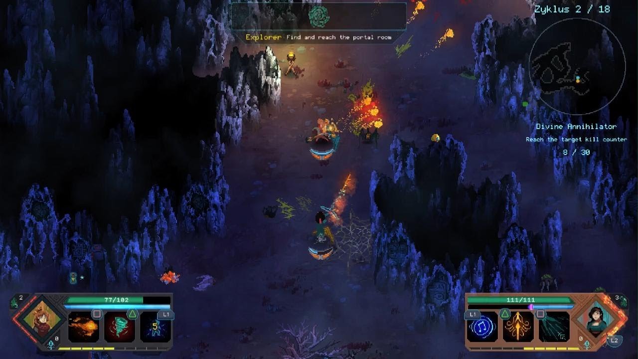 Children of Morta - Family Trials. INSANE Difficulty. Co-op Lucy & Linda. Full Walkthrough Part 1