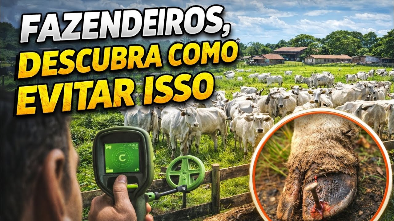 Prego no casco da vaca, saiba como evitar