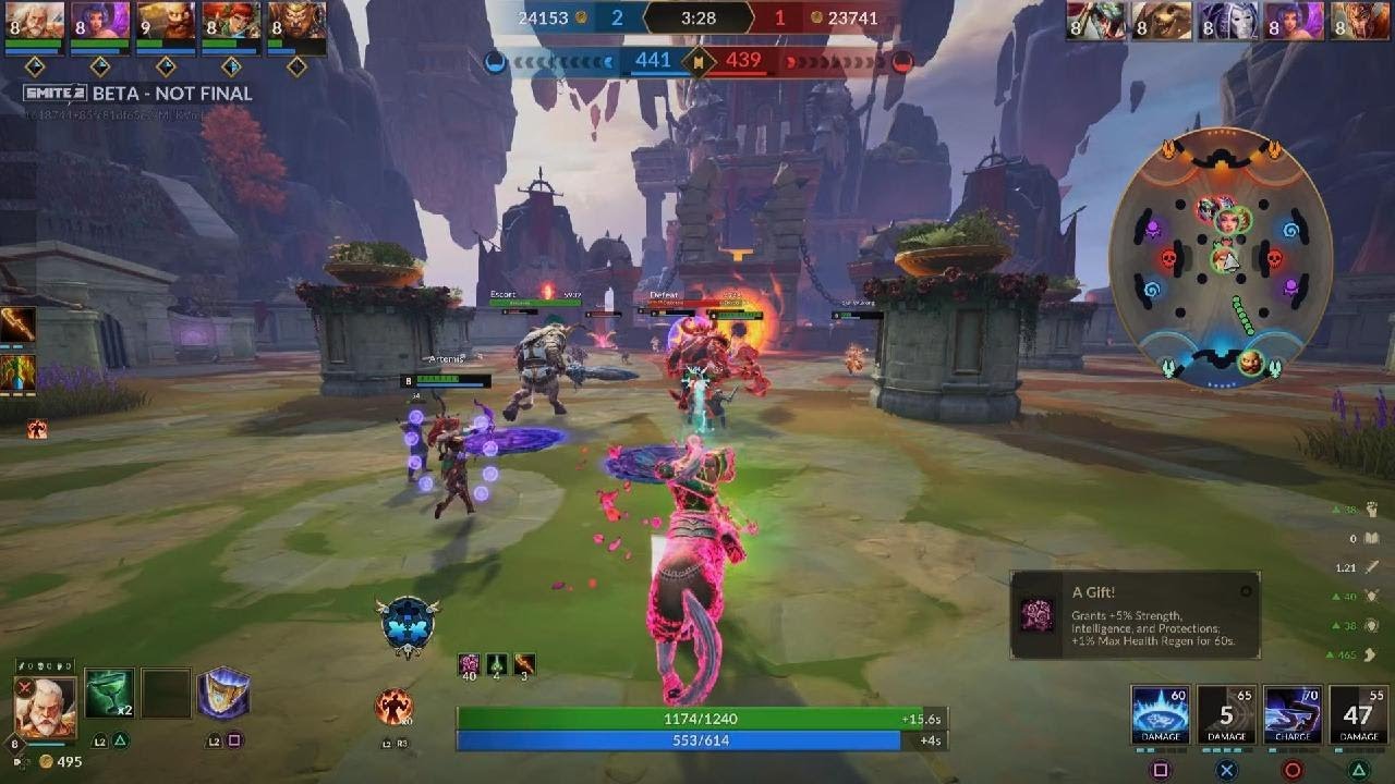 SMITE 2 Chiron Destroys