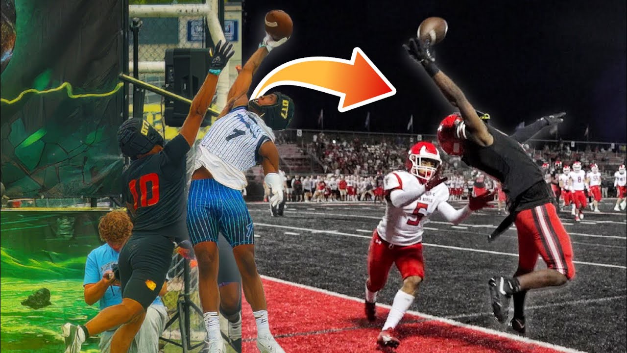 I Watched My BEST 7on7 Reciever Play In Pads! (KYAN BERRY)