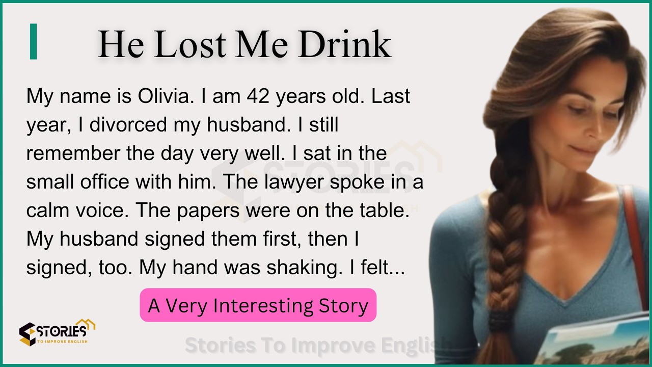 I Said Goodbye to My Husband ✅ Emotional English Story (A1–A2 Level) ✅