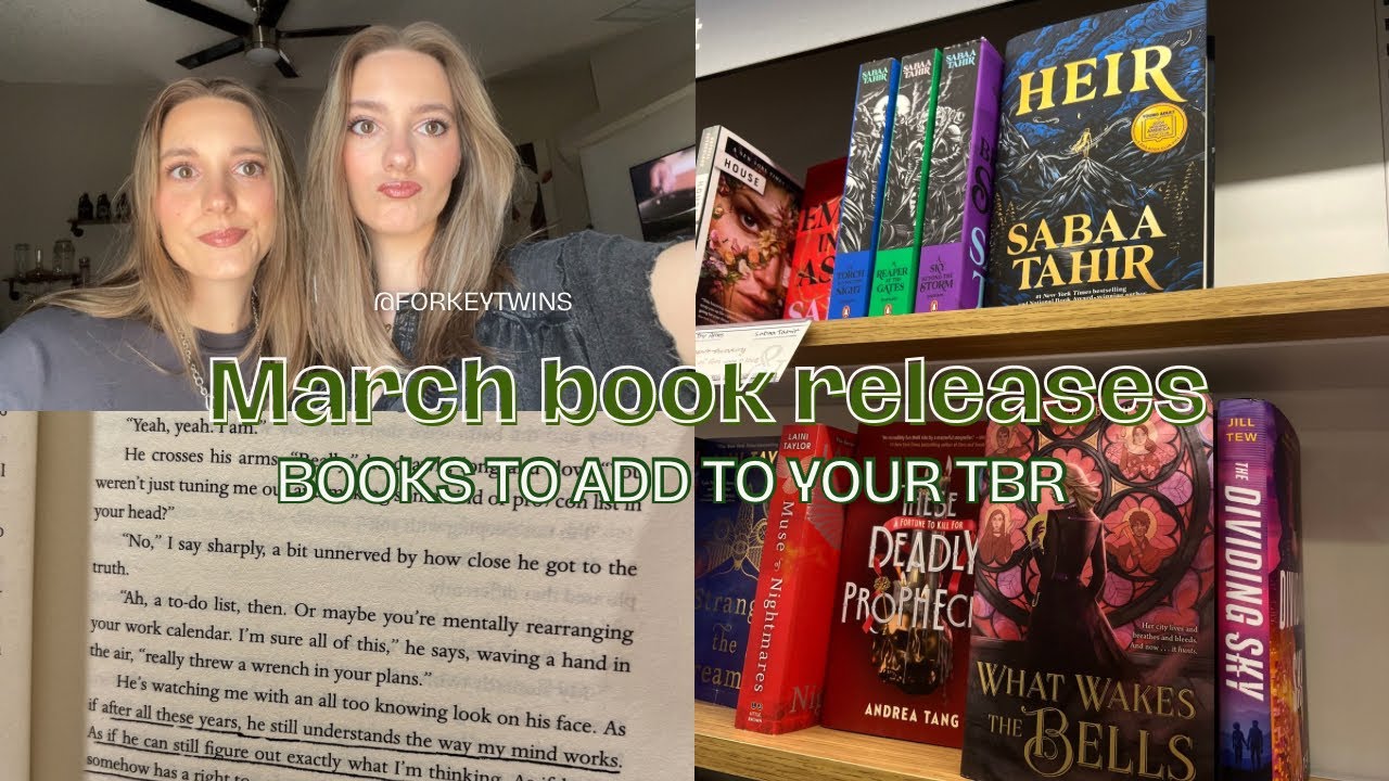 MARCH 2025 RELEASES: BOOKS YOU NEED TO ADD TO YOUR TBR