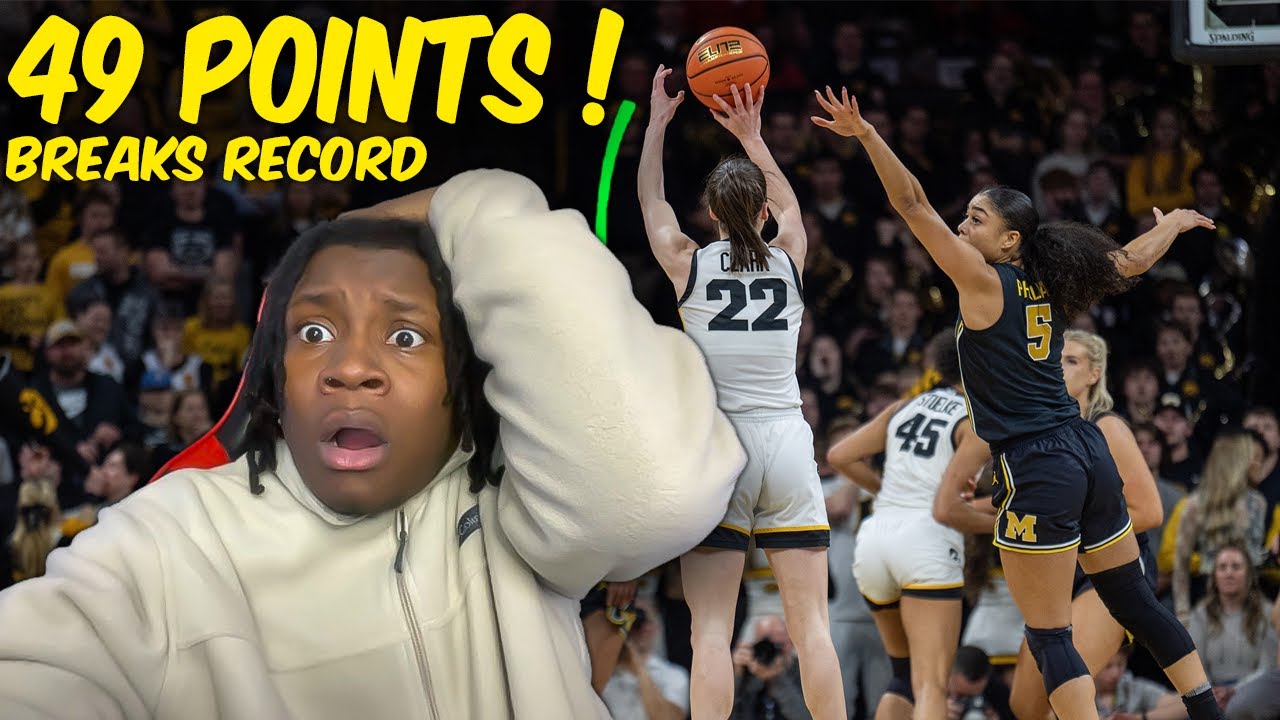 CAITLIN CLARK UNGUARDABLE 🔥49 points in record-breaking win | Big Ten Women's Basketball