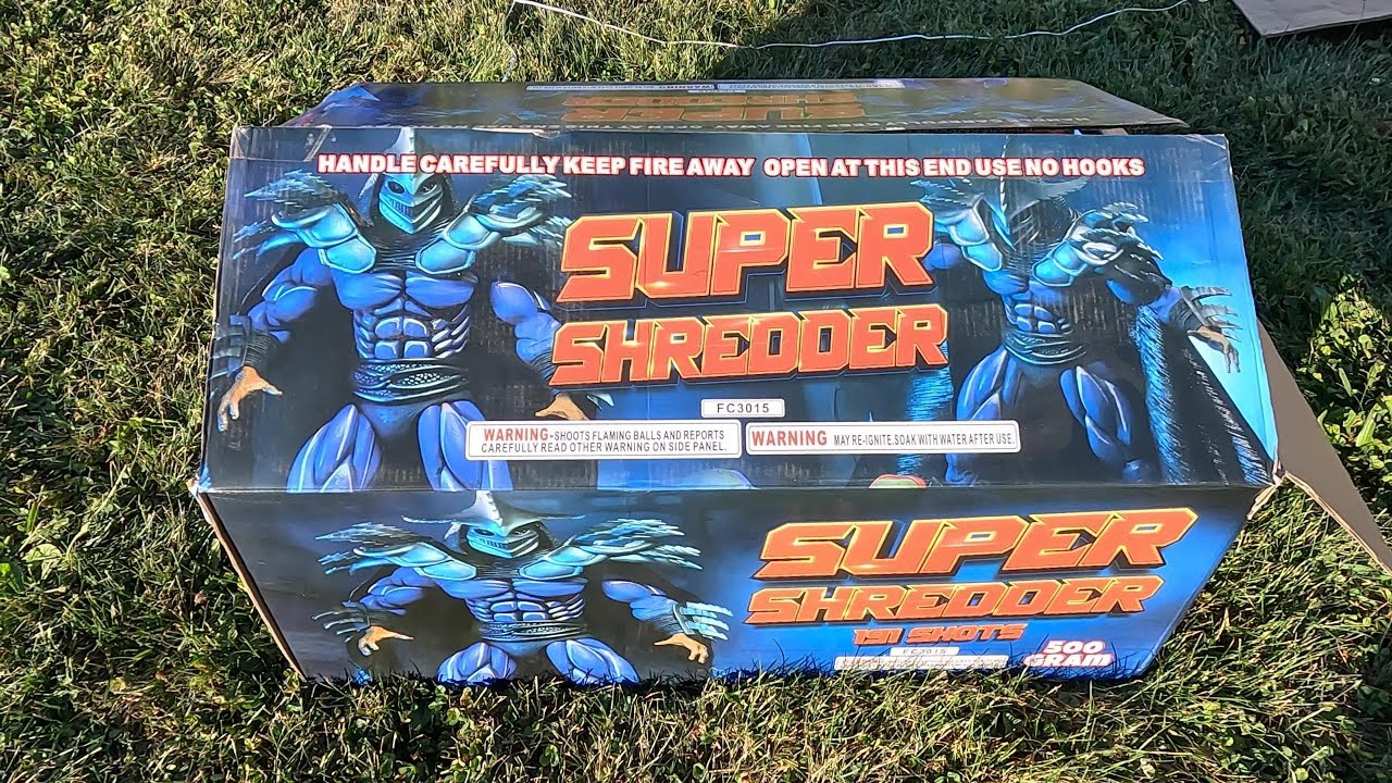 SUPER SHREDDER 191 SHOT #banger #fireworks #demo #pyro #pyroaddicts #4THOFJULY #pyromaniac
