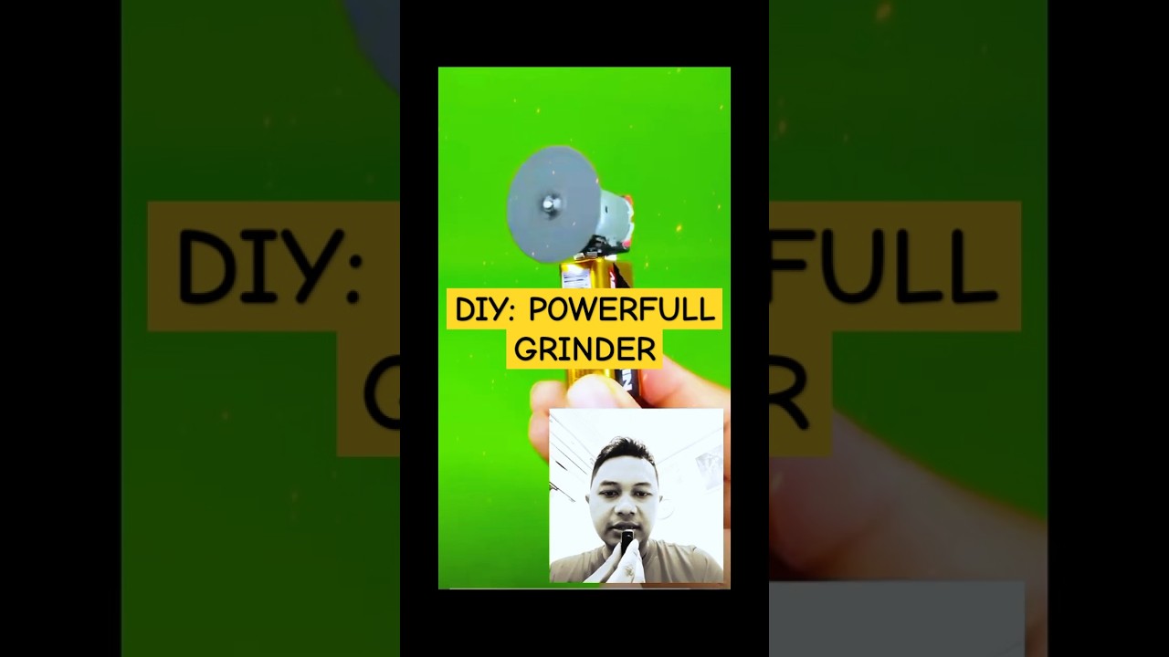 DIY Powerful Grinder – Build Your Own Cutting Tool from Simple Materials! 