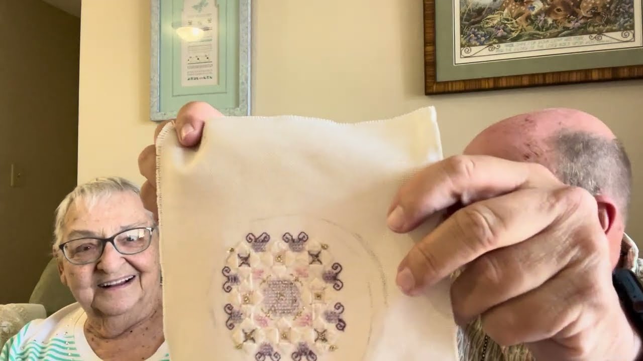 Flosstube #31 “Hardanger Embroidery With Carole” The Legacy of Handmade Objects” ​⁠@garysligh7020