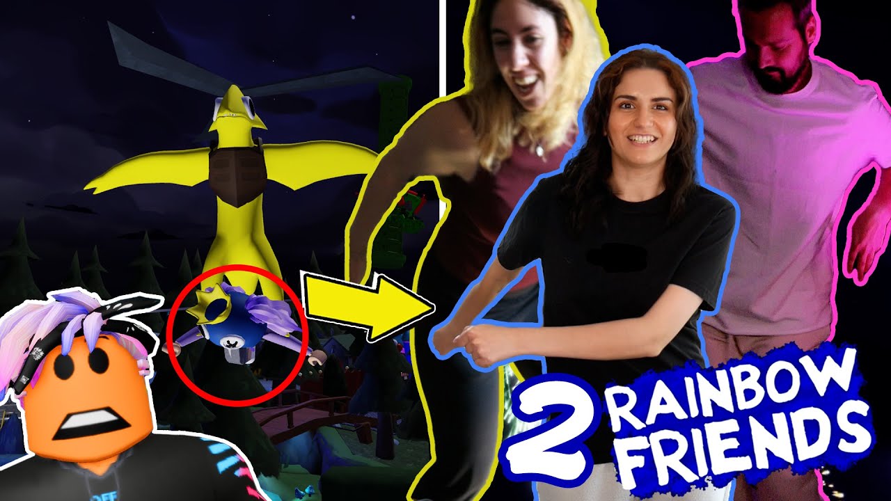 Rainbow Friends aber wir müssen TANZEN wenn wir erwischt werden!