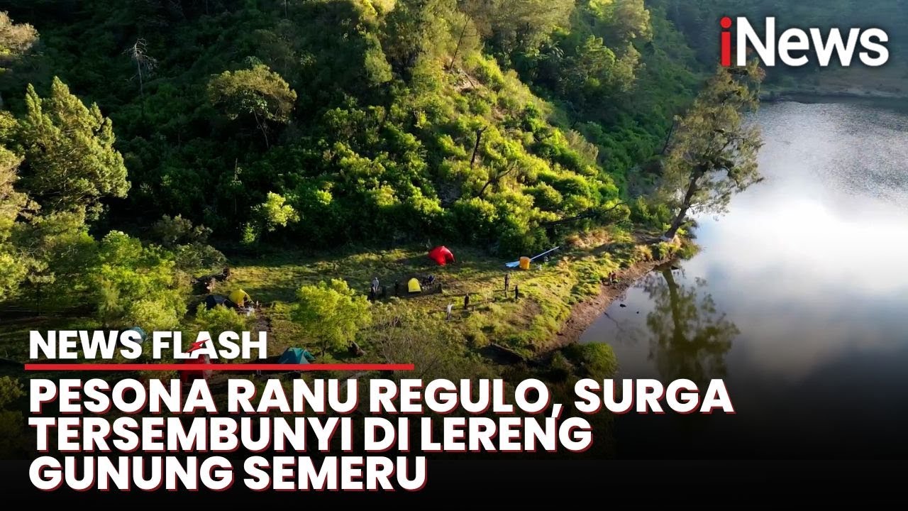 Pesona Keindahan Ranu Regulo, Danau Alam di Lereng Gunung Semeru yang Memanjakan Mata
