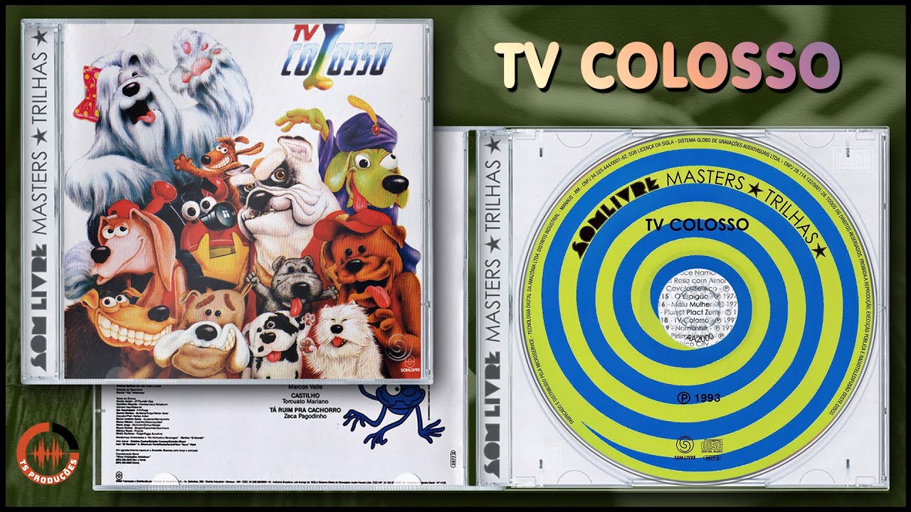 TV Colosso - Trilha Sonora Original (Som Livre, 1993) - CD Completo