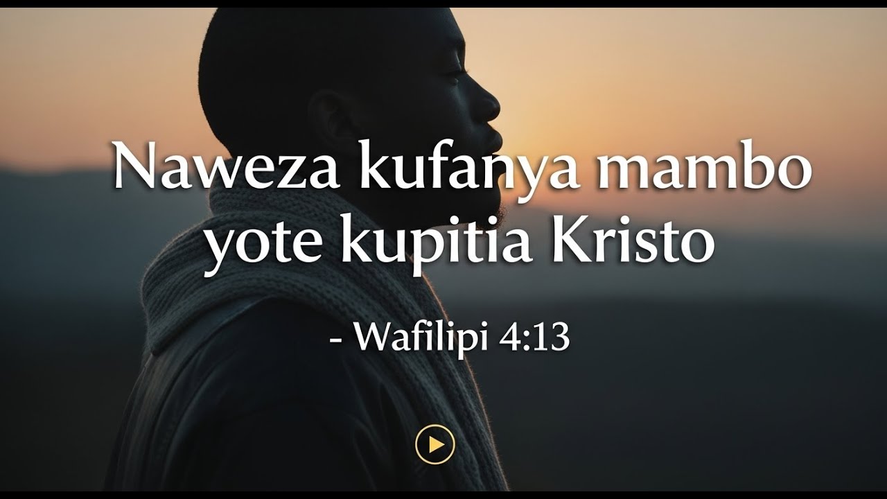 Naweza yote kupitia Kristo – Wafilipi 4 13