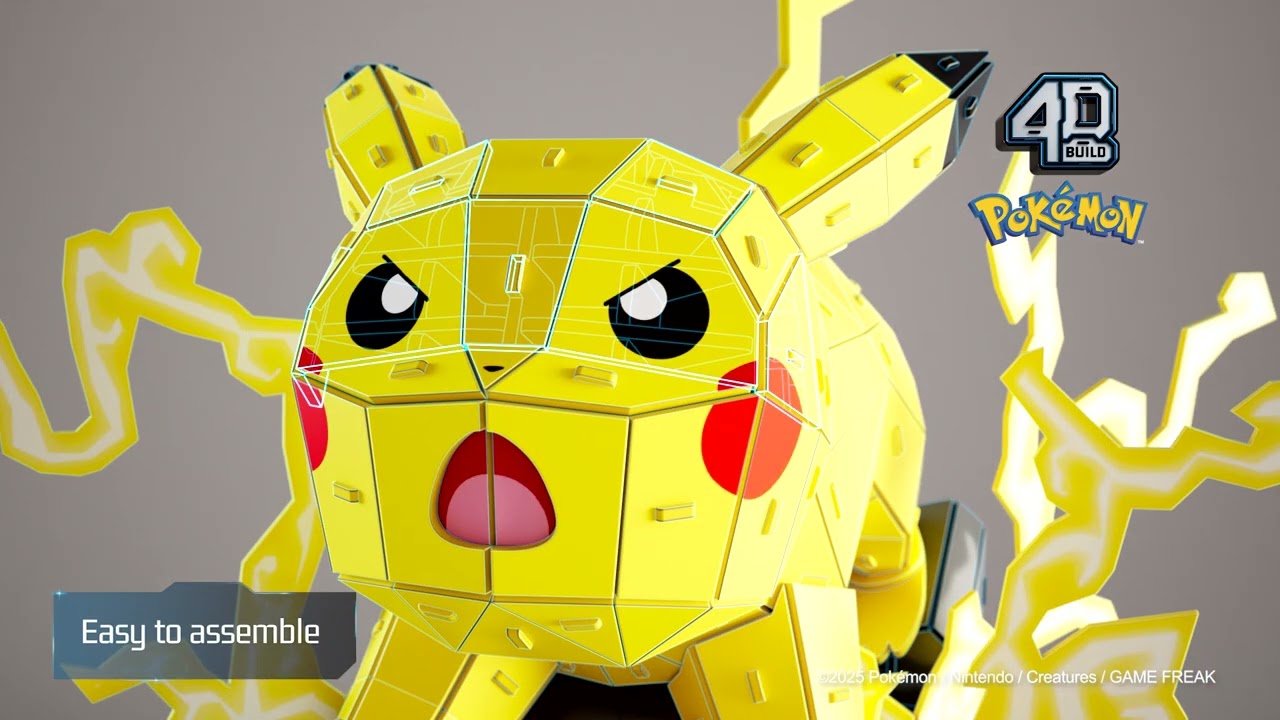 Pokemon 4D Build Pikachu 3D Puzzle Model Kit