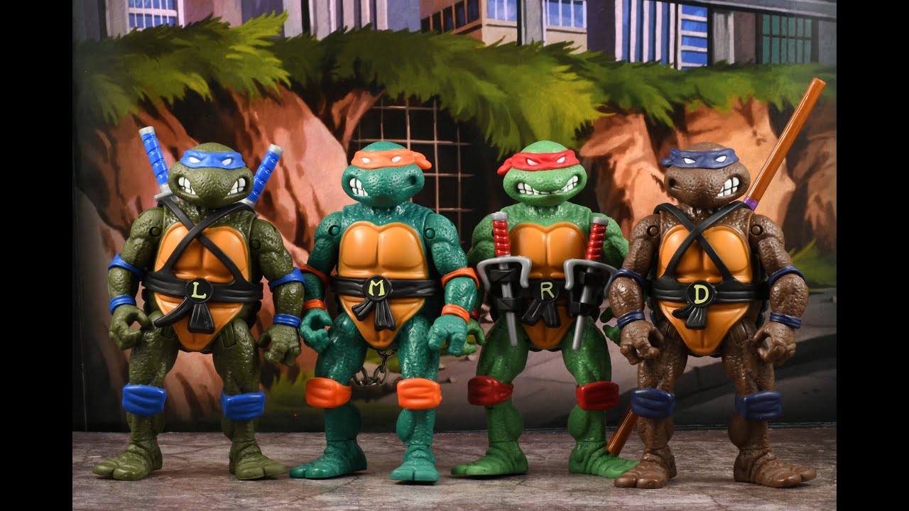 TMNT Remastered Playmates Toys Review with 1988 Original Comparisons! Teenage Mutant Ninja Turtles