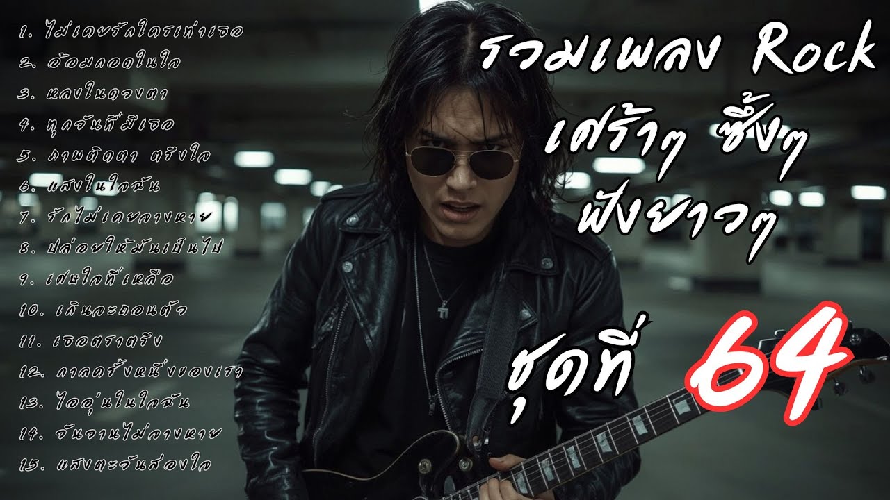 รวมเพลงร็อคเจ็บๆ ซึ้งๆ ฟังยาวๆ ต่อเนื่อง Vol.64 | ร็อคมั้ยจ๊ะ 🤘
