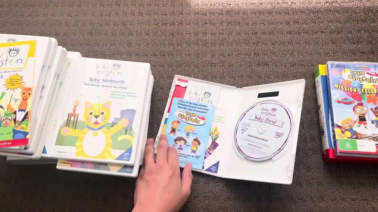 My Einstein VHS DVD And Booklet Collection