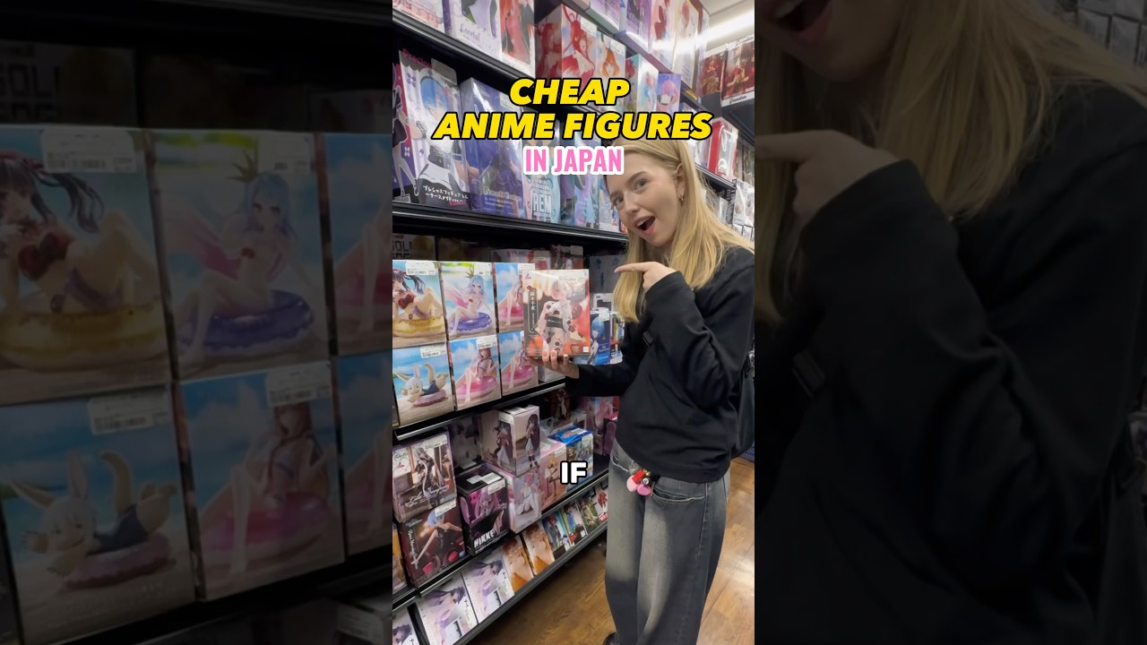 You can get CHEAP ANIME FIGURES at this shop in Japan!!👏🏻 #anime #animefigures #japan