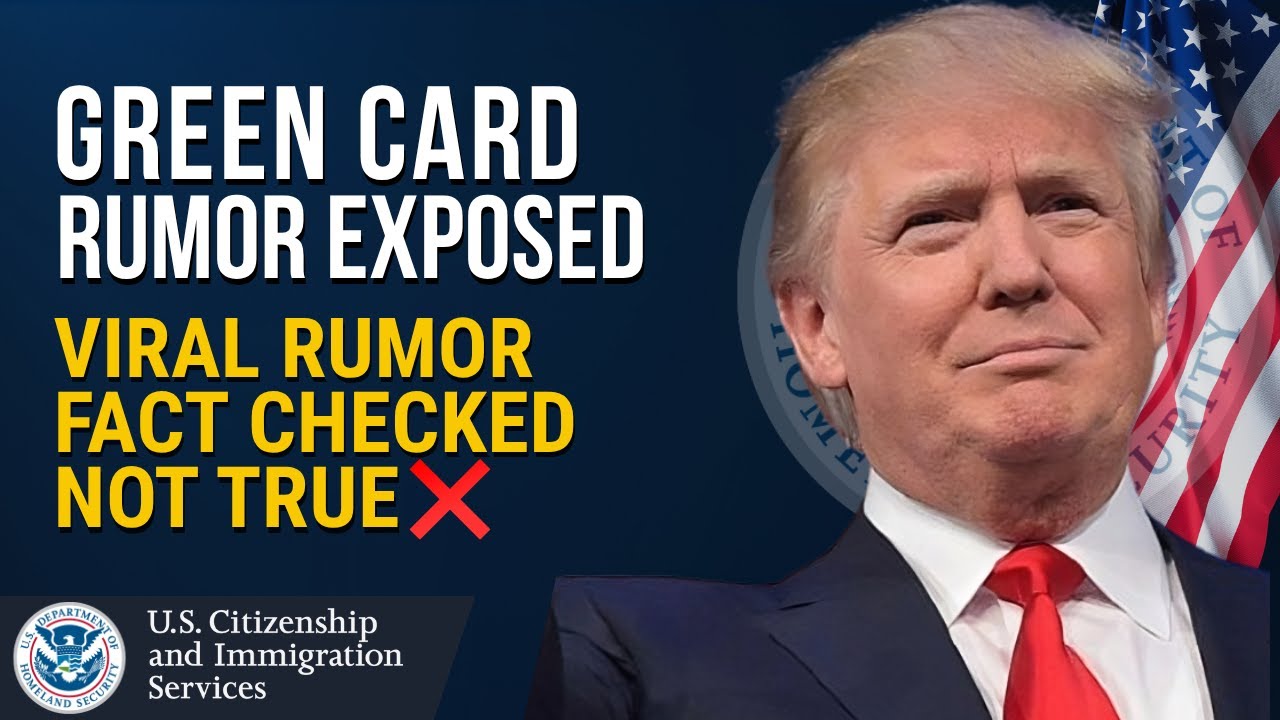 📢 Остановите панику — USCIS разоблачает фейковое правило о грин-картах, которое становится вирусным