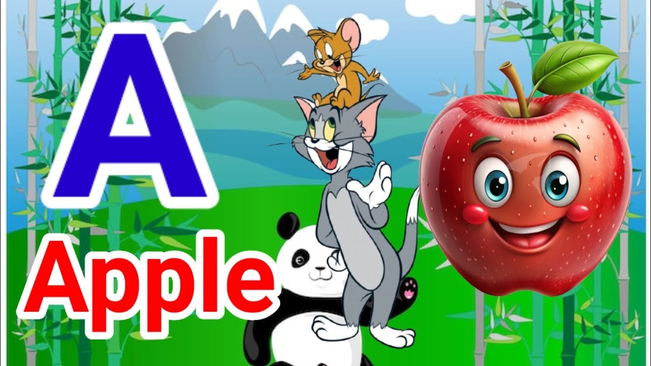 Phonics Song 2 with TWO Words in 3D - A For Airplane - ABC Alphabet Songs with Sounds for Kids 90