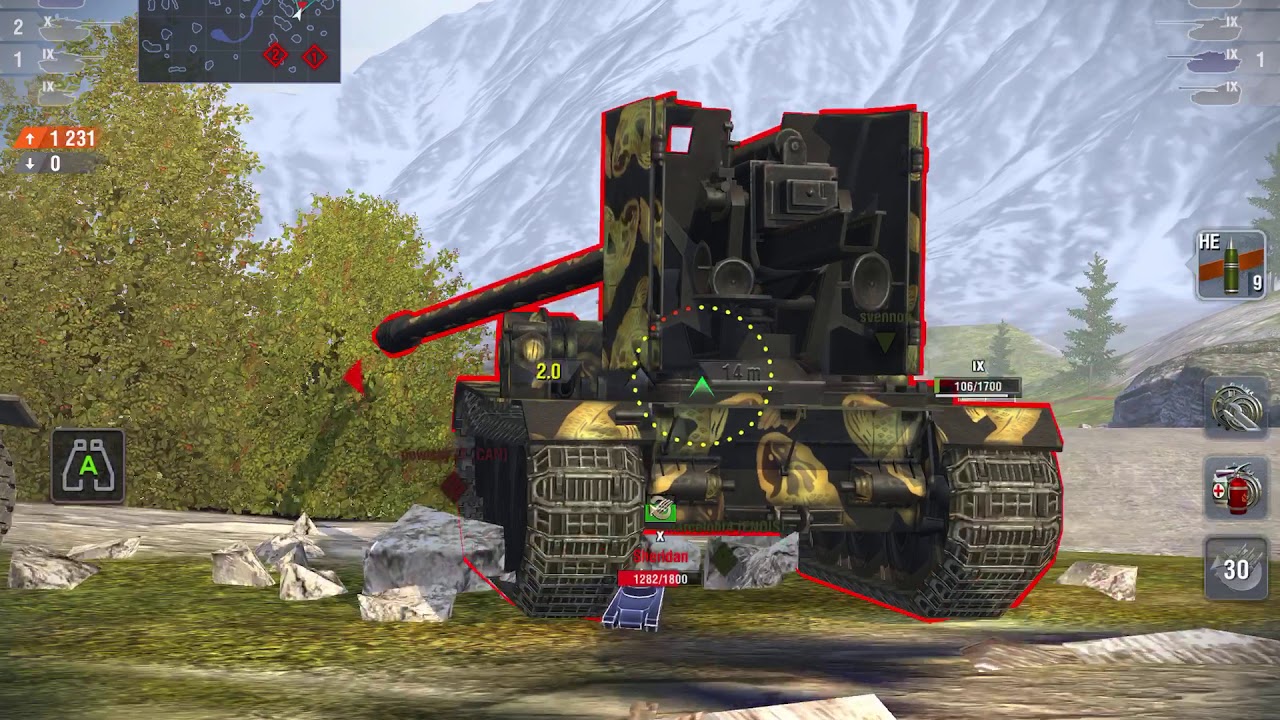 T92e1 ace mastery, kolobanov 1v3 win.  No missles used.