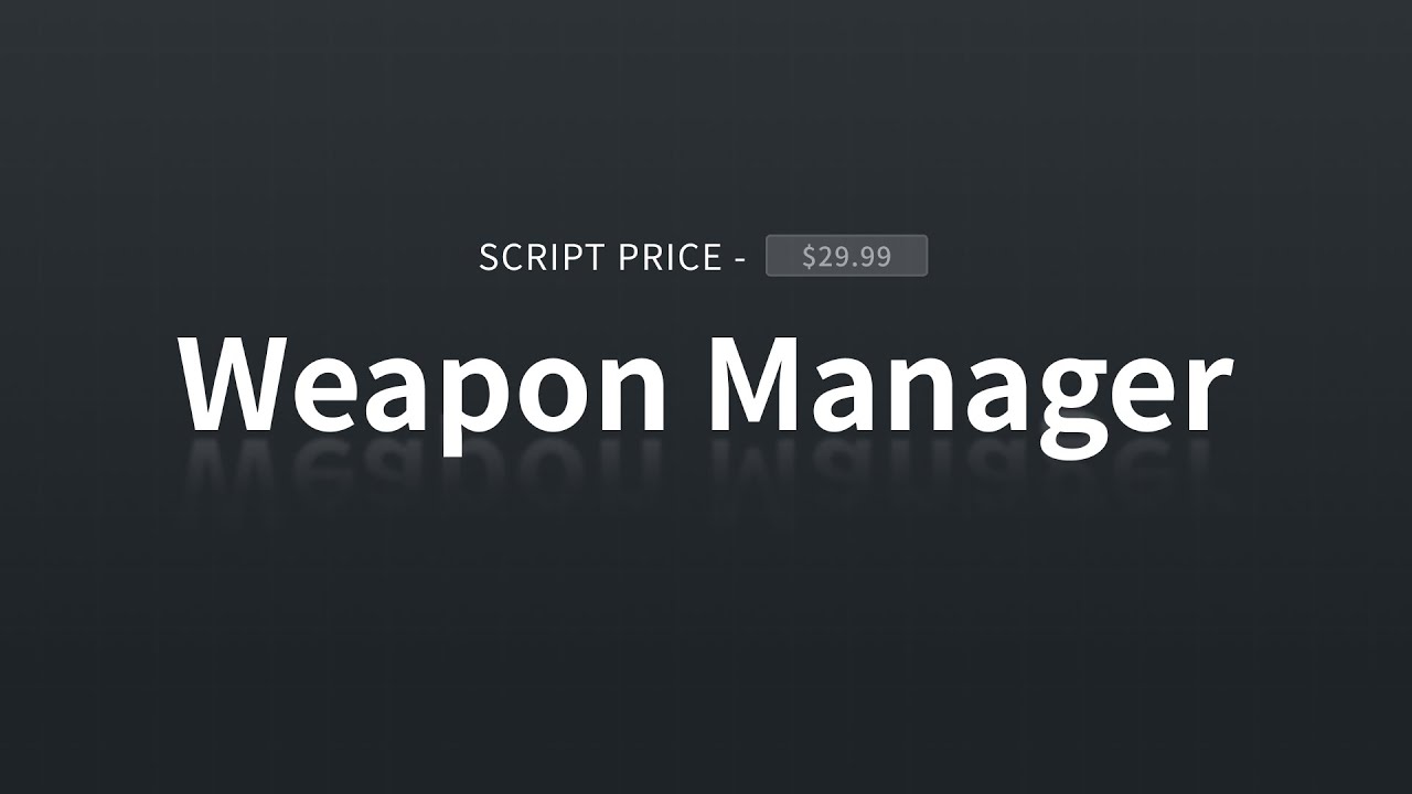 [ ESX/QBCore ] FiveM Weapon Management